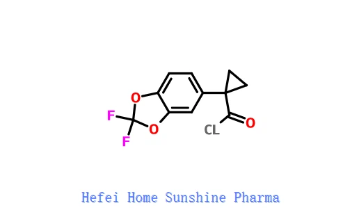 1- (2,2-difluorobenzo [d] [1,3] dioxol-5-yl) cyclopropane-1-carbonyl Chloride CAS 1004294-65-8
