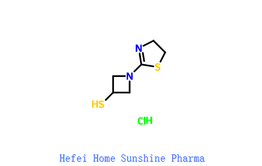 3-Azetidinethiol, 1-(4,5-dihydro-2-thiazolyl)-, Monohydrochloride CAS 179337-57-6