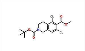 5,7-dichloro-3,4-dihydro-2,6(1H)-Isoquinolinedicarboxylic Acid, 2-(1,1-dimethylethyl) 6-methyl Ester CAS 851784-80-0