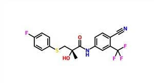 N- [4-Cyano-3- (trifluoromethyl) phenyl] -3 - [(4-fluorophenyl) tio] -2-hydroxy-2-methylpropionamide CAS 90356-78-8